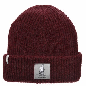 Moominmamma Wintermütze Beanie Erwachsene - Dunkelrot