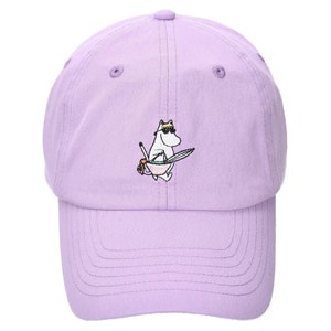 Moomin Cap for Adults  -  Purple Moomin Gift for Men or Women