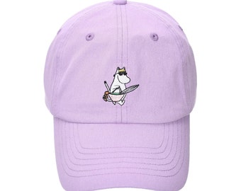 Moomin Cap for Adults  -  Purple Moomin Gift for Men or Women