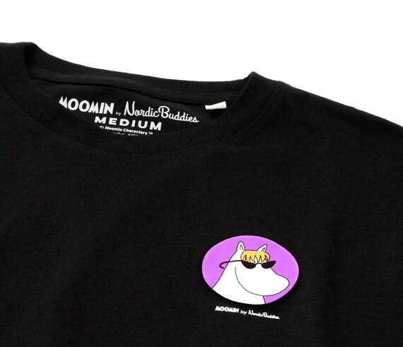Moomin Organic Premium Ladies T shirt Black Etsy Ireland