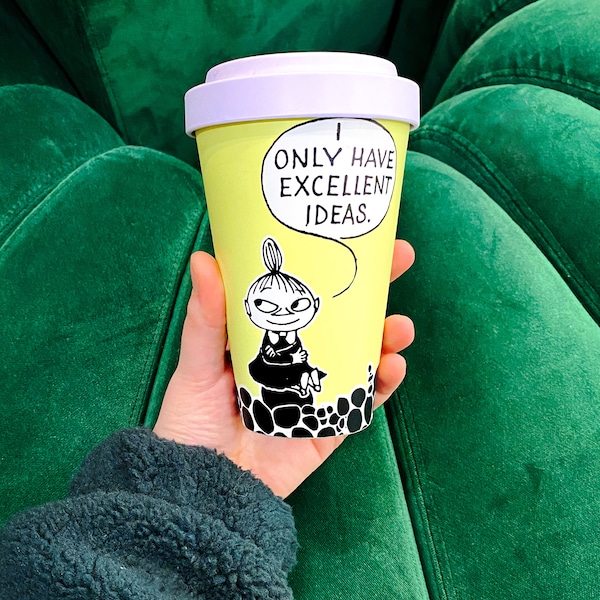 Moomin Bio Take Away Cup - Yellow - Little My