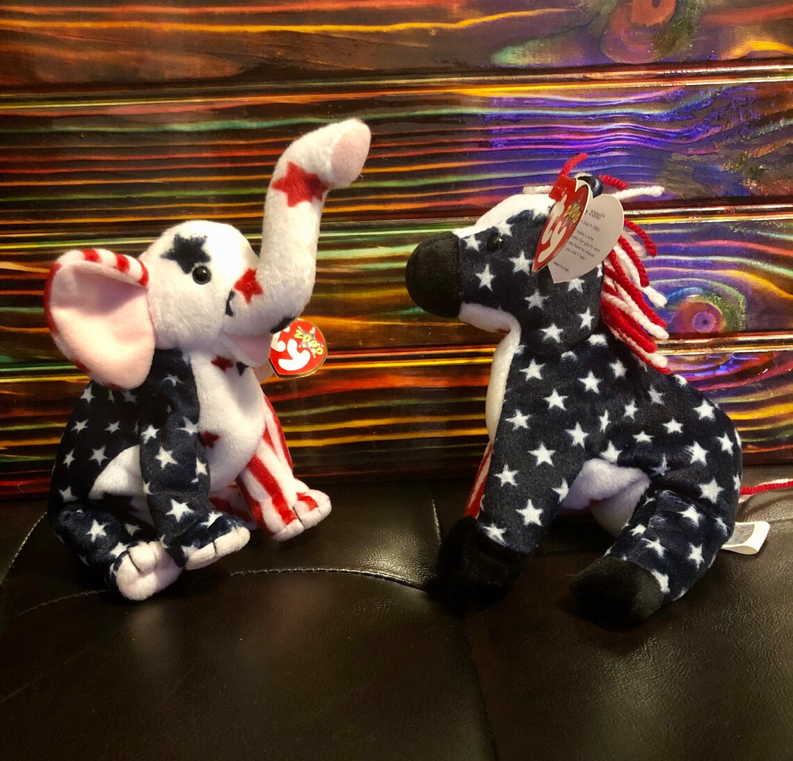 TY Beanie Babies..Lefty & Righty 2000 Etsy