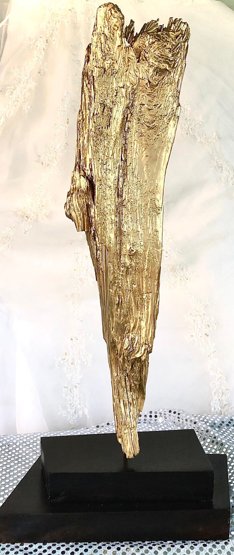 Stunning Gold Art Sculpture Etsy