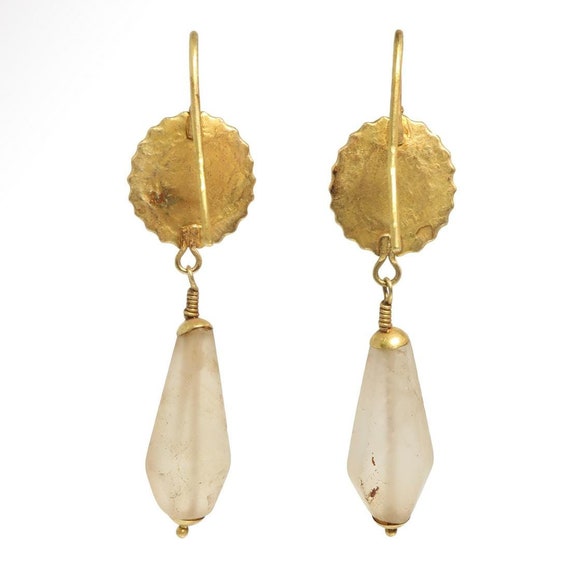 Roman Gold Drop Earrings--2nd Century A.D. - image 5