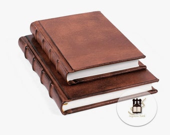 Classic Leather Journal--Made in Italy