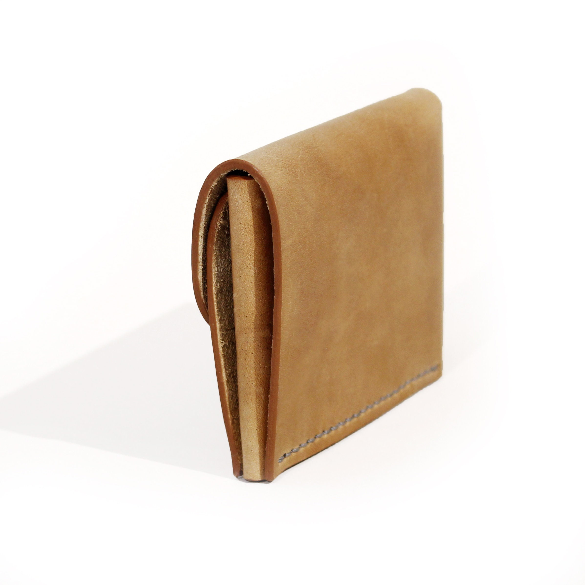 Handmade Unisex Pocket Size Wallet, Leather Minimalist Slim Card Holder
