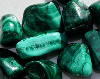 Malaquita / Malaquita pulida / Malaquita pulida / Malaquita de alta calidad