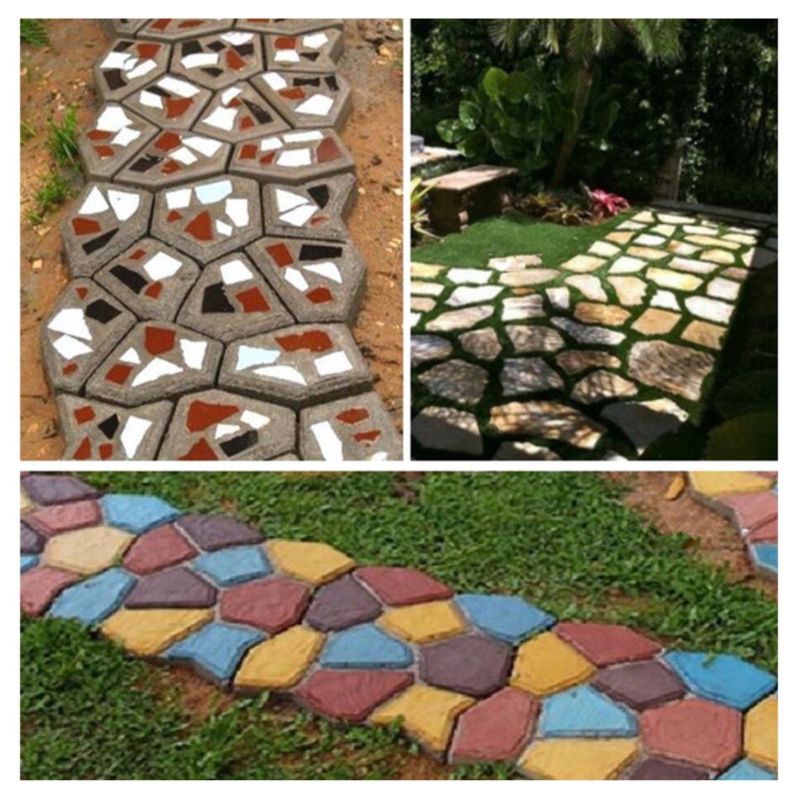 Garten Weg Zement Form/Beton Form/DIY Garten Pfad/Gras