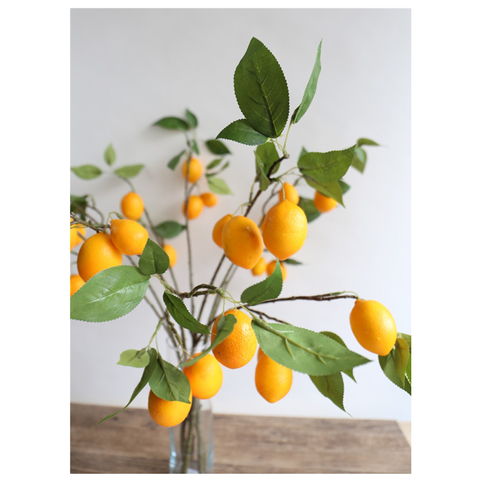 Faux Lemon/Artificial Lemon Branches/Yellow Fruit/Floral Etsy