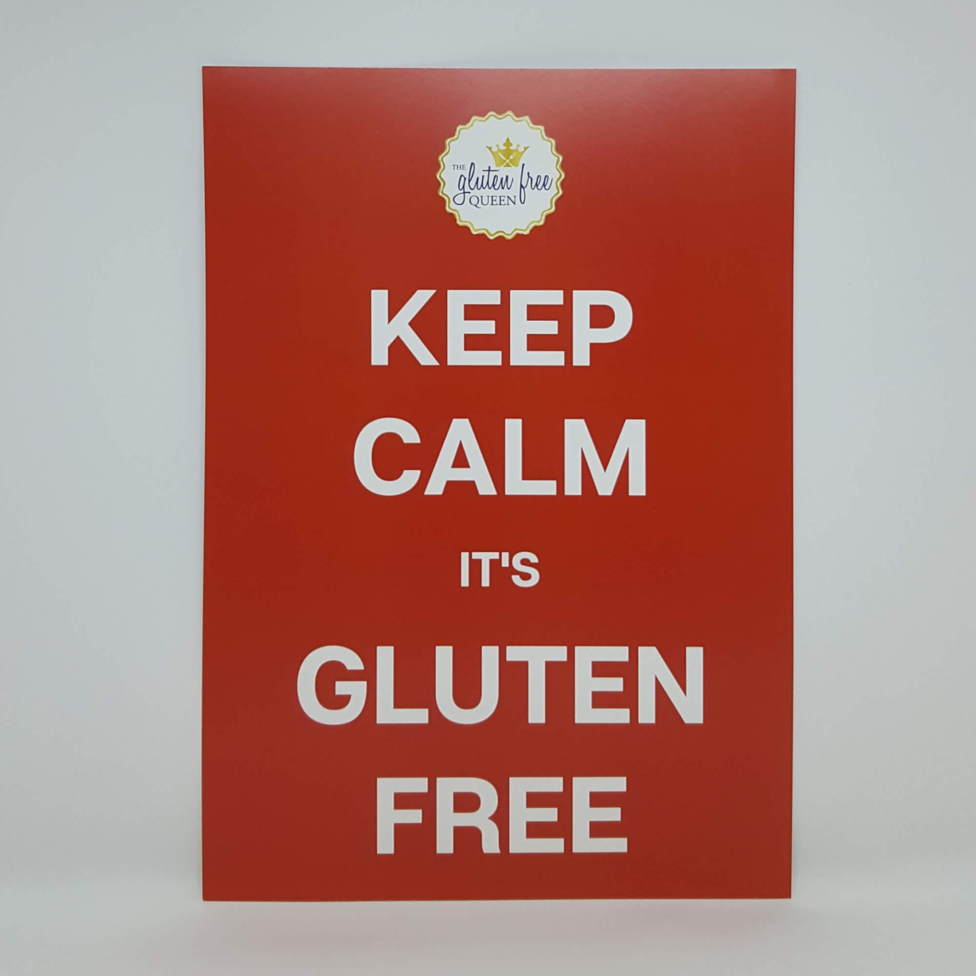 Keep Calm Its Gluten Free Poster Gluten Free Kitchen Gluten Etsy