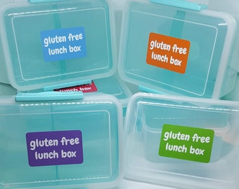 Gluten Free Lunch Box Stickers, Allergy Sticker, Kids Allergy Stickers, Gluten Allergy Stickers, Coeliac Sticker,Back To School,Coeliac Kids