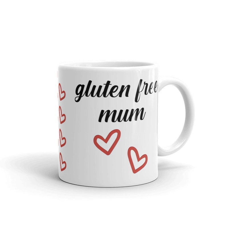 Mug maman sans gluten, Mug citation sans gluten, Mug coeliaque, Mug citation coeliaque, Cadeau sans gluten, Cadeau coeliaque, Mug sans gluten, Mug maman coeliaque image 2