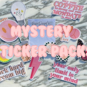 Mystery Sticker Pack, Mystery pack, Mystery stickers || Sale