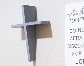 3D Printed Wall Cross, Christian Home Decor, Baptism Gift