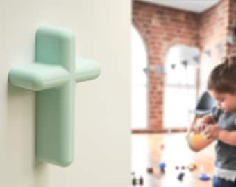 3D Printed Nursery Cross, Baptism Gift, Christian Home Decor