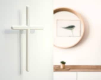 Cross, Wall Cross, Wall Hanging Cross, Cross Decor, Unique Floating Cross, Christian Wall Art, Religious Baptism Easter Sunday Gifts | WOW