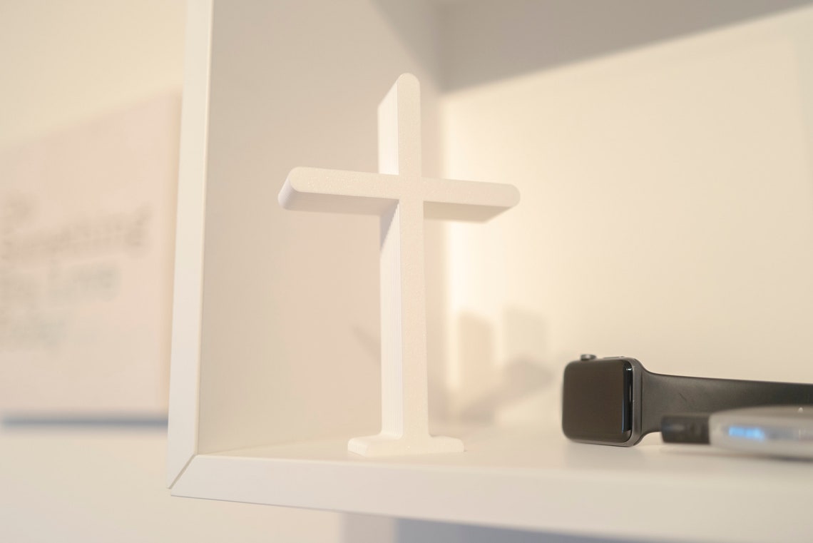 Standing Cross Minimalist Desk Cross Table Top Cross Cross Etsy