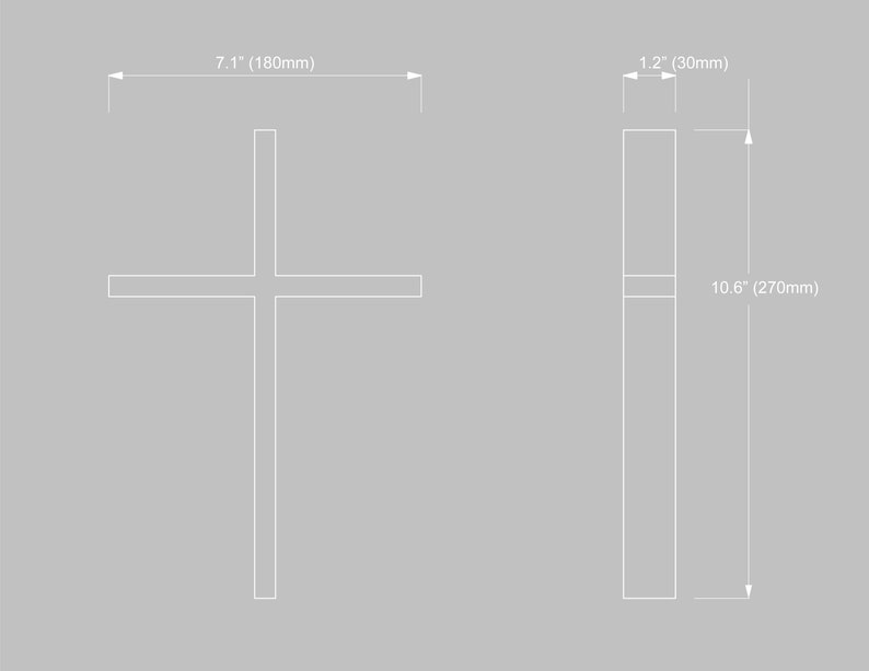 Cross, Wall Cross, Cross Decor, Minimalist Cross, Religious Cross, Wall Crosses for Home, Christian Gifts, Simple White Cross, Jesus Cross