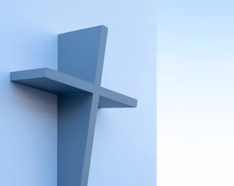 Wall Cross, Cross Decor for Home and Church, Cross for Wall Decor, Simple Minimalist Modern Cross, Christian Wall Decor Art, Christian Gifts