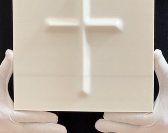 Selah | Modern Minimalist Square Cross - Christian Home Decor