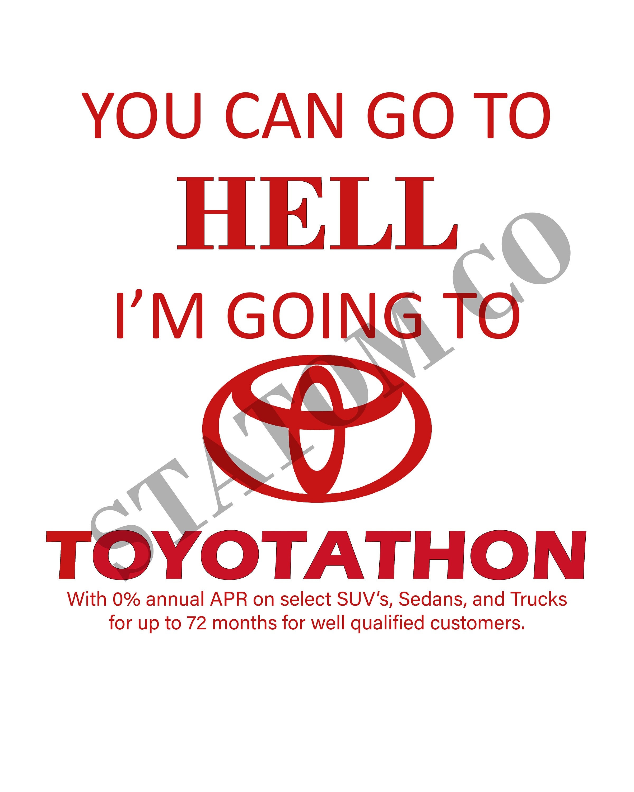 TOYOTATHON PNG DESIGN Etsy