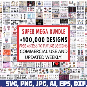 Mega SVG png Bundle, T Shirt Designs SVG PNG, Svg Files for Cricut, Silhouette Cut Files, Clipart, Svg for shirts, silhouette, svg bundle