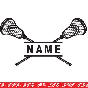 Sports Clipart: Two Double Crossed Realistic Lacrosse Sticks for Players.  Teams, Coaches, Parents, Moms, Dads Digital Download SVG & PNG -   Denmark