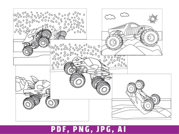 Colouring Pages Coloring book Machine Demand, blaze monster truck