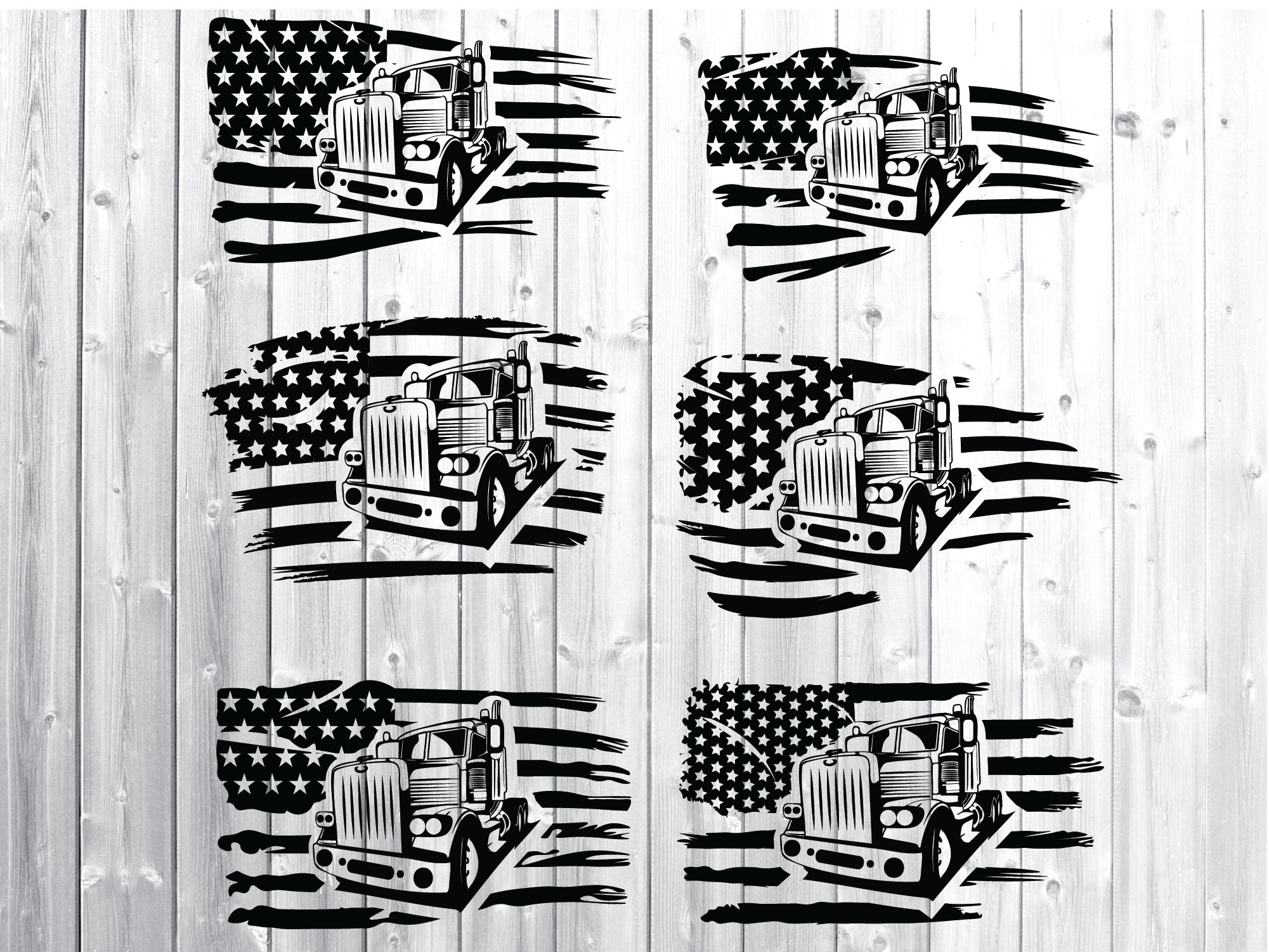 Download American Flag Trucker svg truck driver flag svg semi truck ...