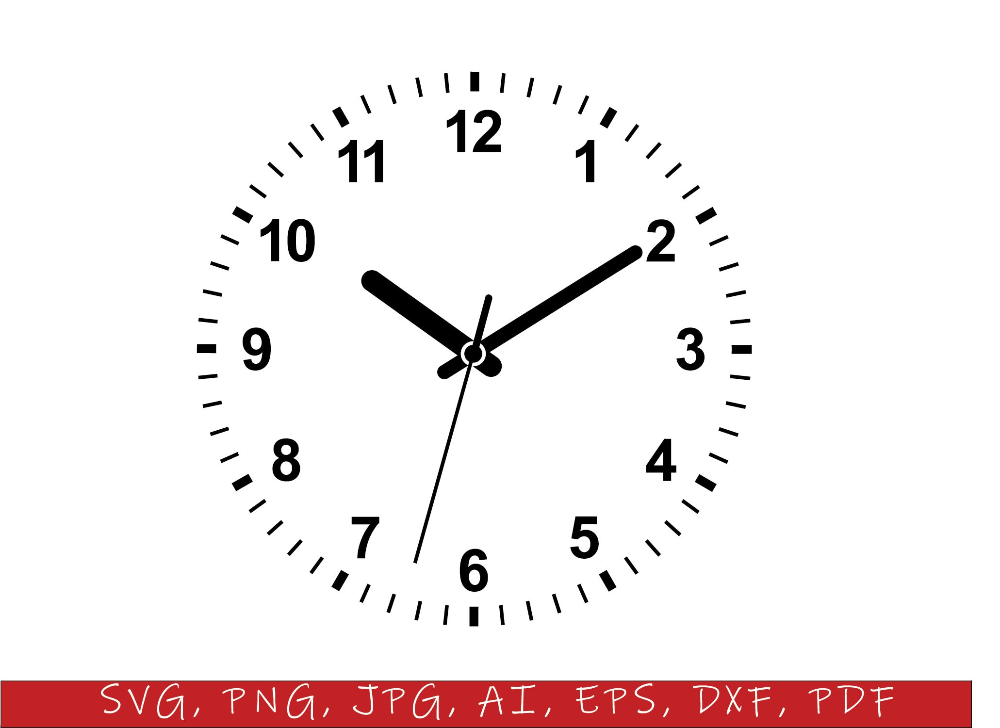 Wall Clock Svg Clock Face SVG Bundle Clock Numbers Svg Etsy UK