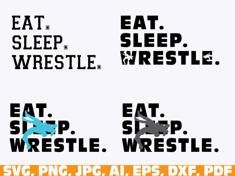 Eat Sleep Wrestle Svg Png Wrestling Svg Png Wrestling Usa - Etsy