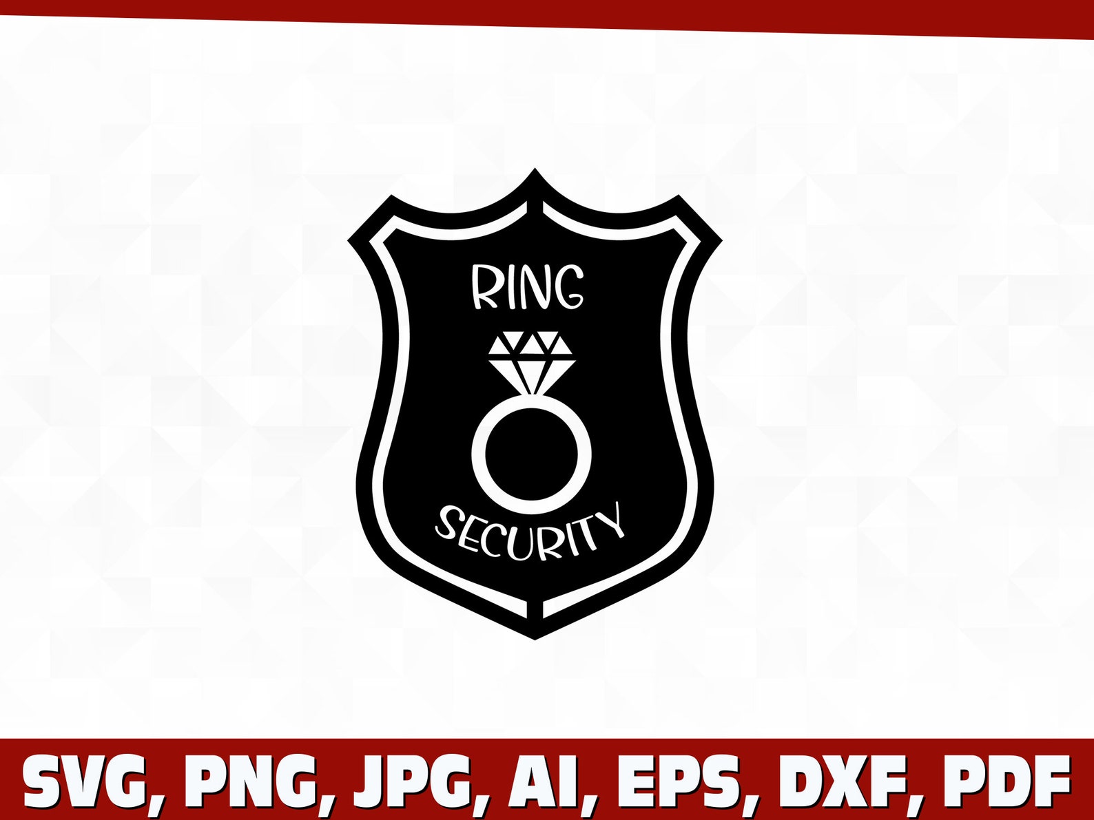 Ring Security Svg Png Wedding Svg Wedding Party Svg Ring | Etsy