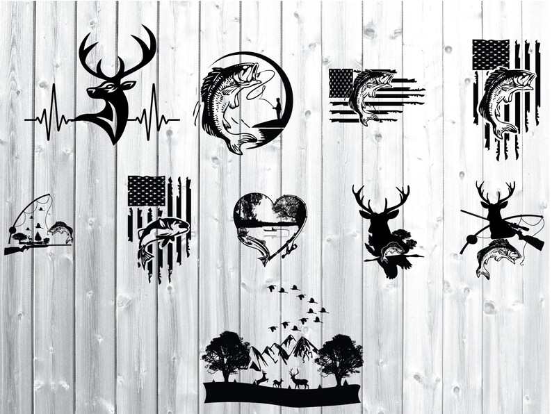 Download Fishing hunting svg bundle fishing svg hunting svg hunt ...