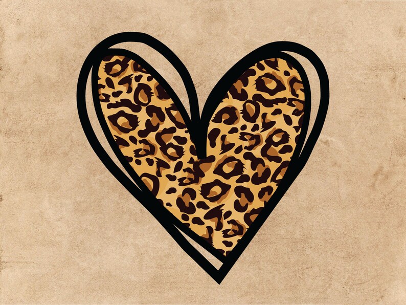 Download Leopard heart png leopard heart svg cheetah heart svg ...