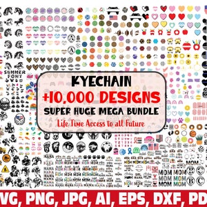 keychain svg bundle, Keychain Pattern SVG, Key Ring Pattern, Key Ring svg, Round Pattern svg, Circle Patterns Svg, brush stroke svg, pattern