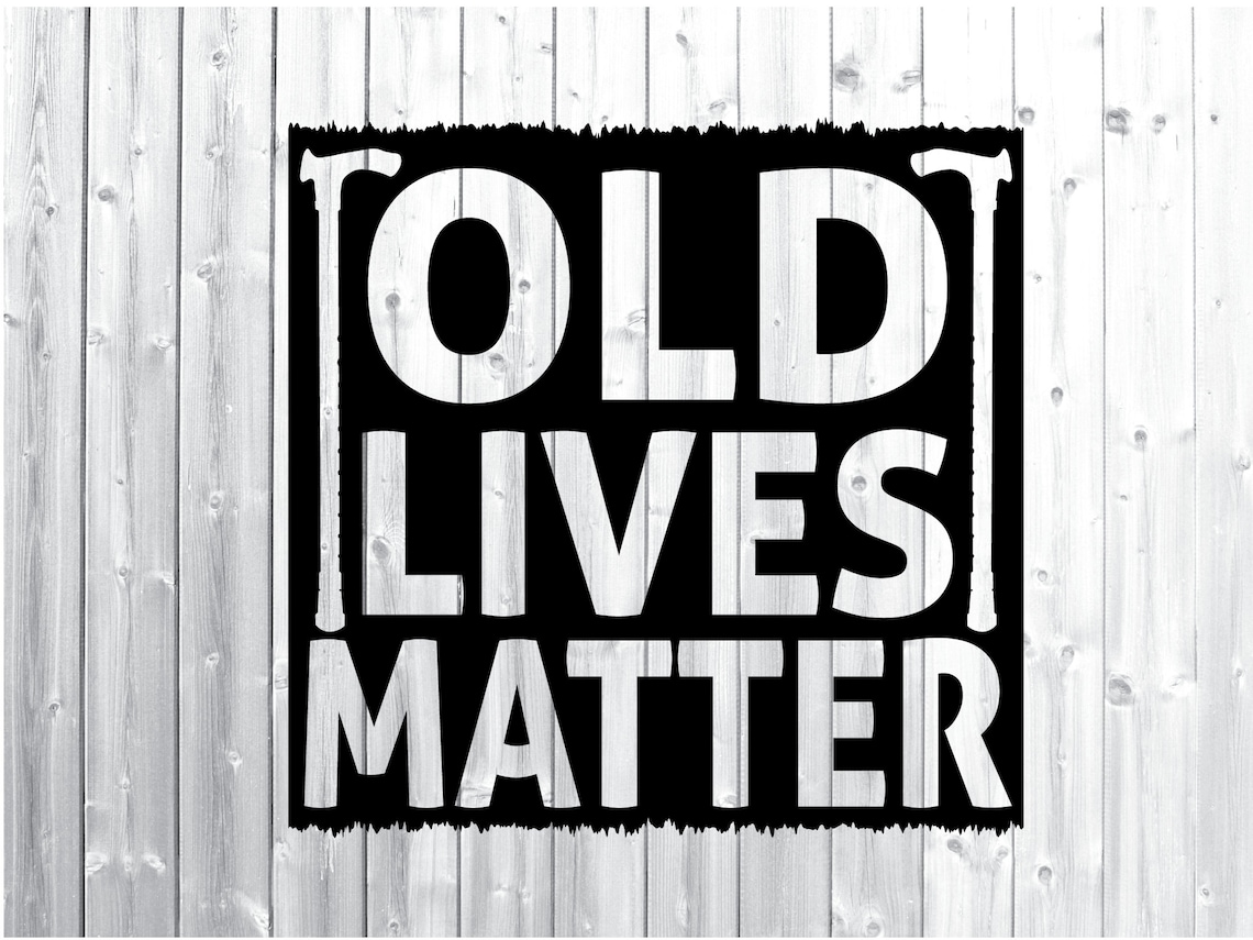 Old lives matter svg grandparents shirt vector design svg | Etsy