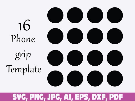 Phone Grip Template Packaging Svg Phone Grip Template Svg - Etsy