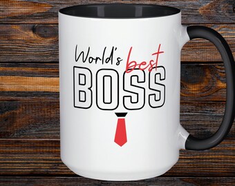 Boss Gift, Boss Lady Mug, World's Best Boss, Female Boss Gift, Thank You Boss Gift
