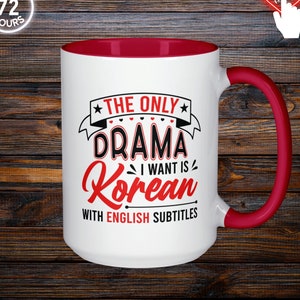 Kdrama Mug, K-drama Lovers Gifts, Kawaii Cup, Kpop Mug, Gifts For Her