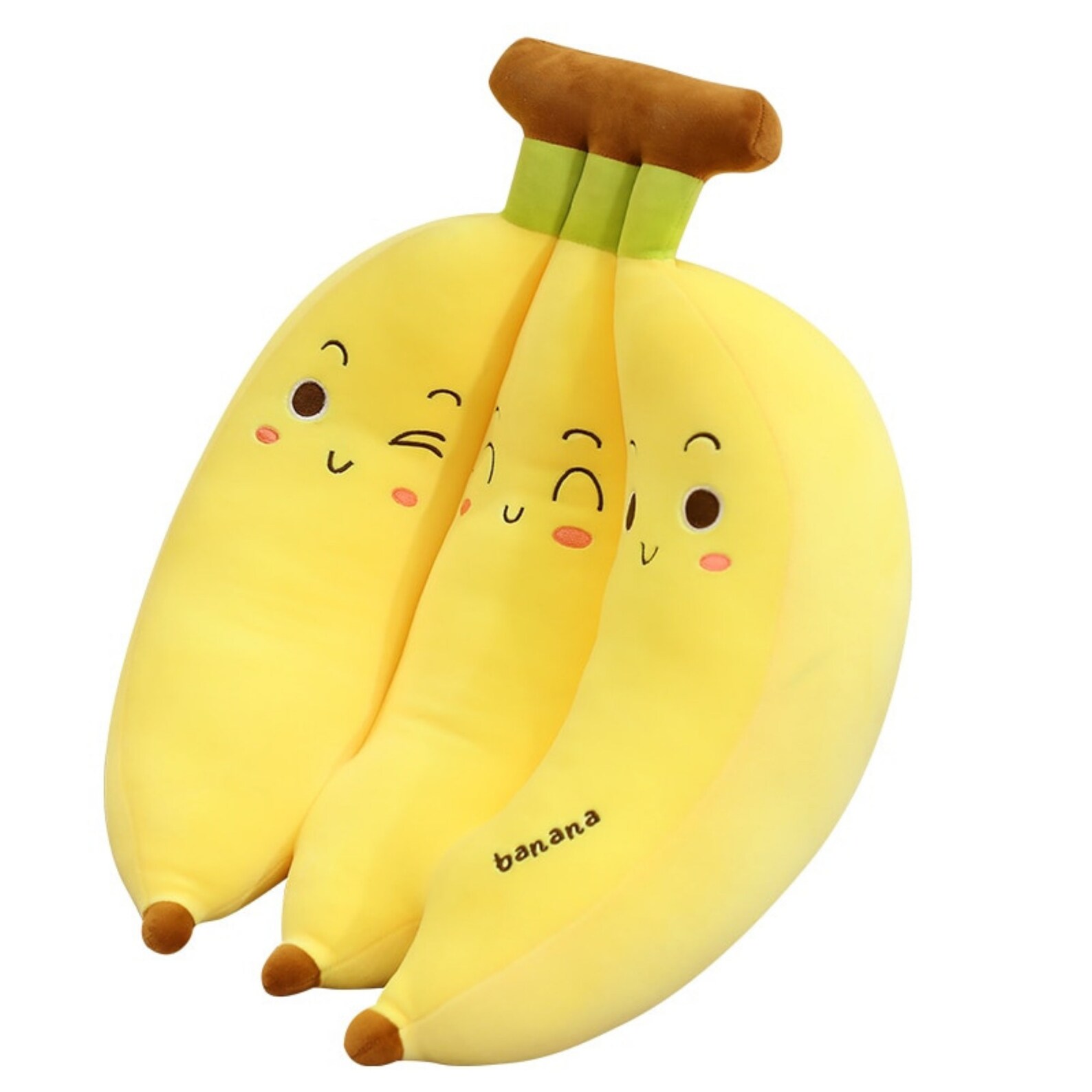 Banana Plush Chubby Fruit Plushie Soft Toy for Kids Stuffed Etsy