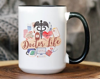 DoctorLife Mug, Doctor Mug Guft, Doctor's Gift Mugs, Healthcare Worker Mugs