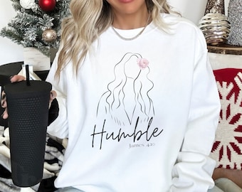 Womens Bible Verse Crewneck Sweatshirt, Religious Women's Sweatshirt, Bible Verse Sweatshirt for Women.