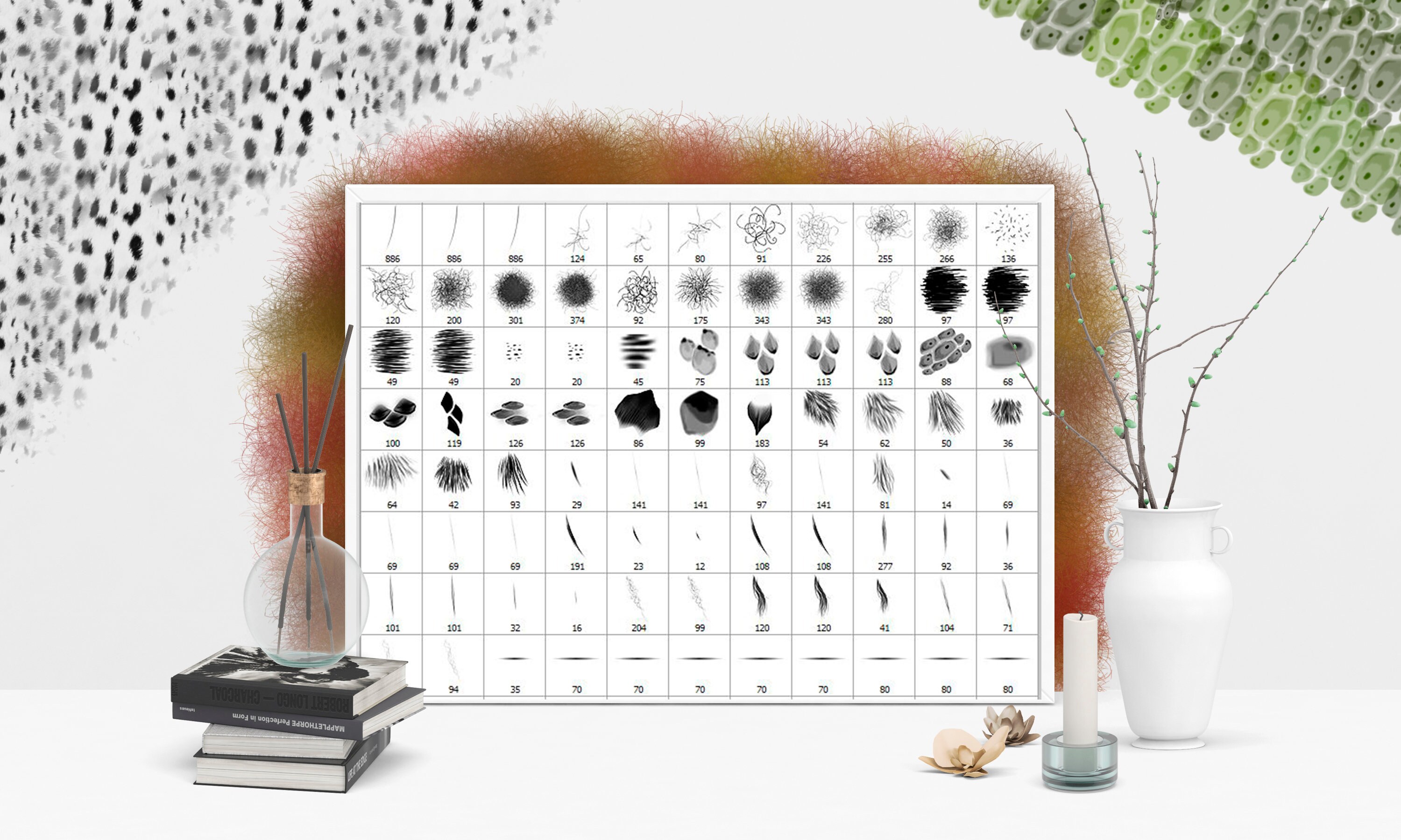 Fur Brushes Animal Hair Brushes Animal Brushes Textures Etsy UK