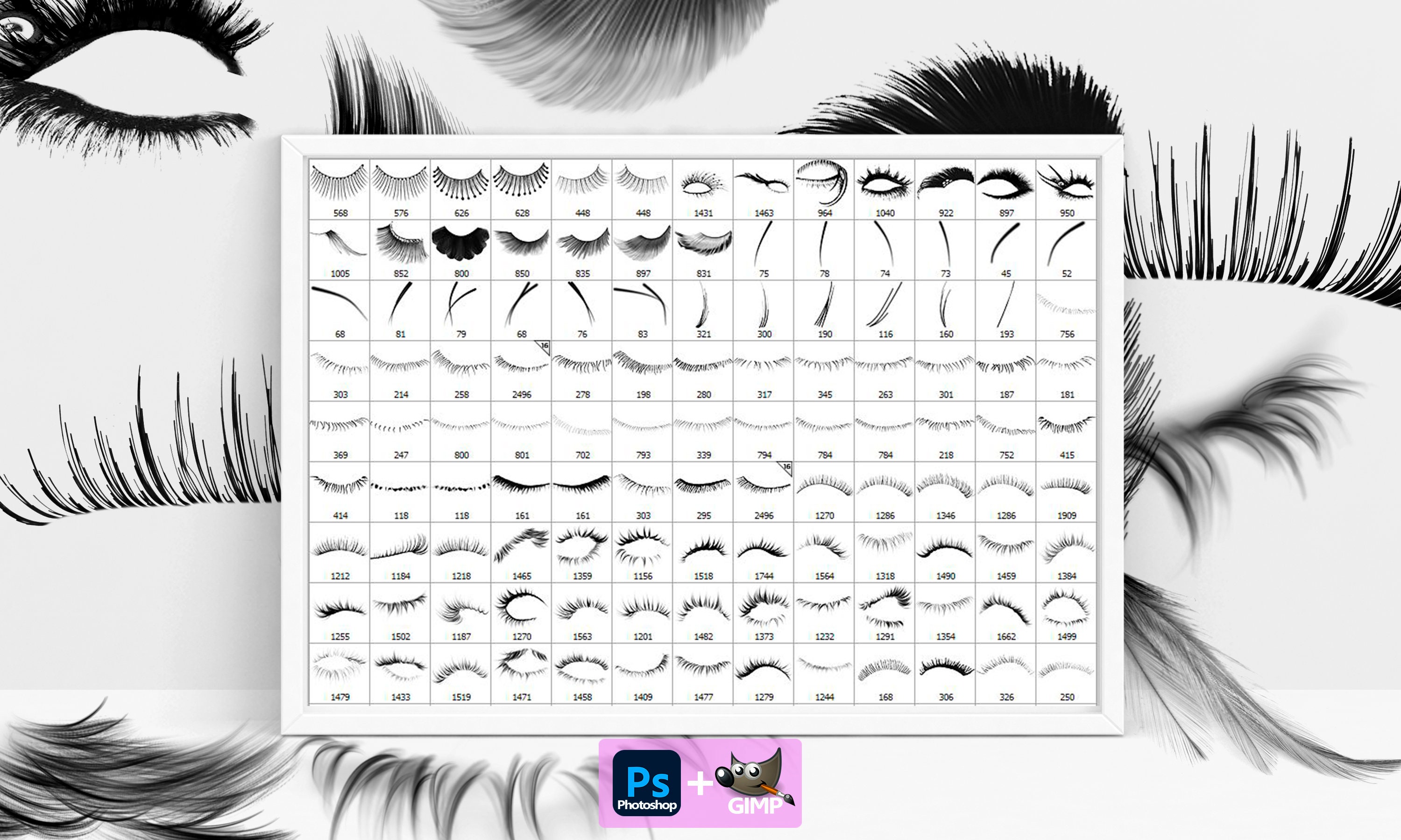 Eyelash Brushes Eyes ABR Fashion Women Eyes Etsy