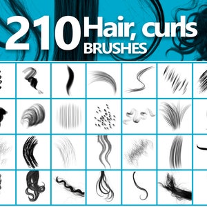 350 Free Hair Brushes for Procreate Updated 2023