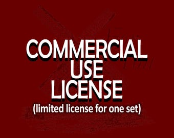 License file for commercial use of purchased digital sets (for one set)