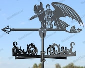 Dragon Metal Weathervane for roofs, Weathervane Outdoor, Weathervane Garden, Weathervane Copper, Farm House Decor, Weathervane for cupola