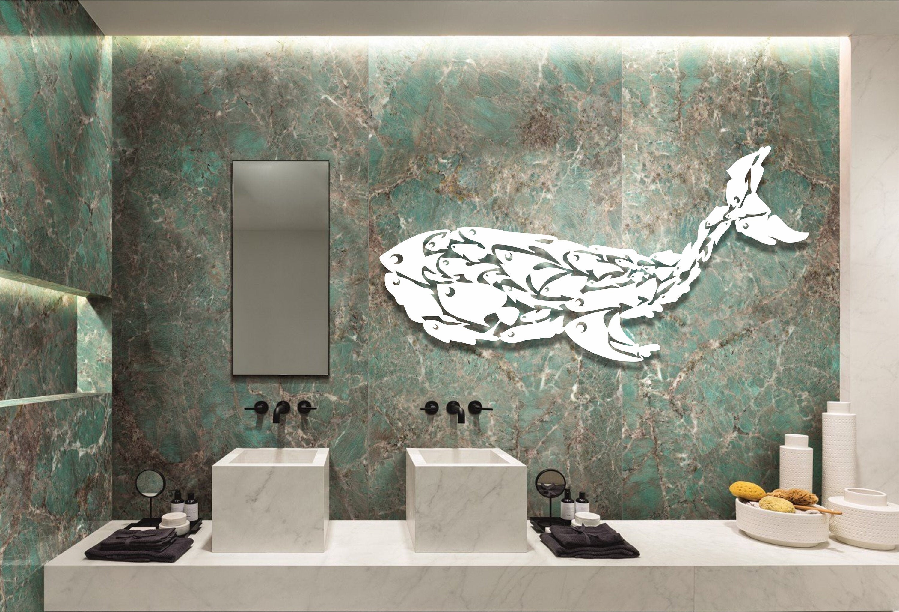 Wal Metall Wanddekoration Kunst Wand Dekor Wohnzimmer Wand | Etsy