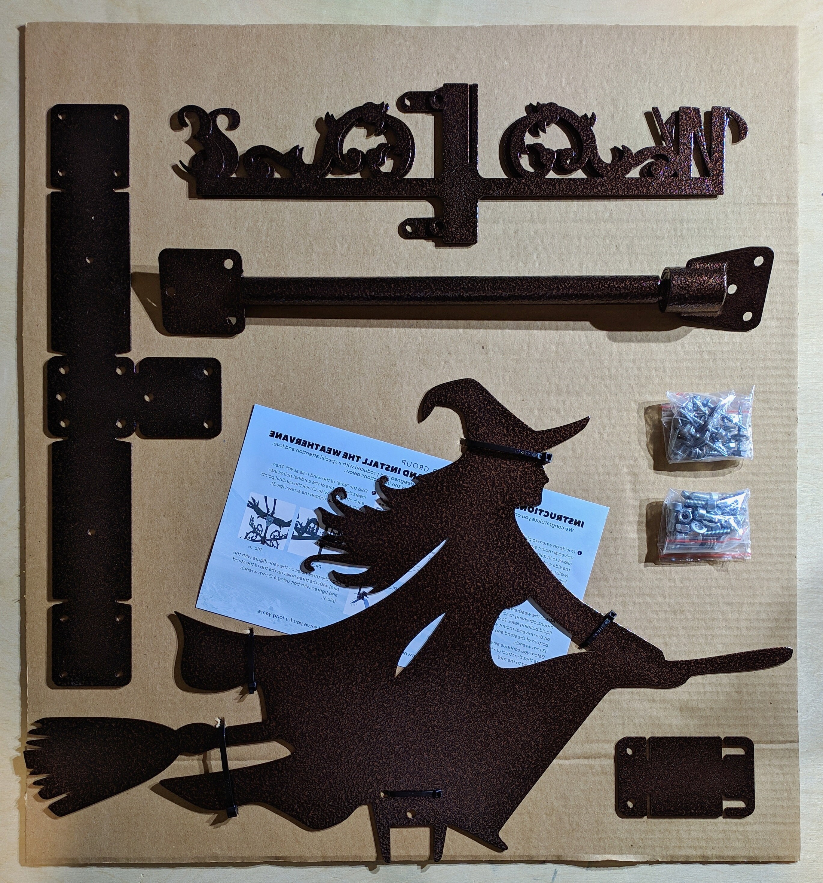 Witch Metal Weathervane for roofs Weathervane Outdoor Etsy