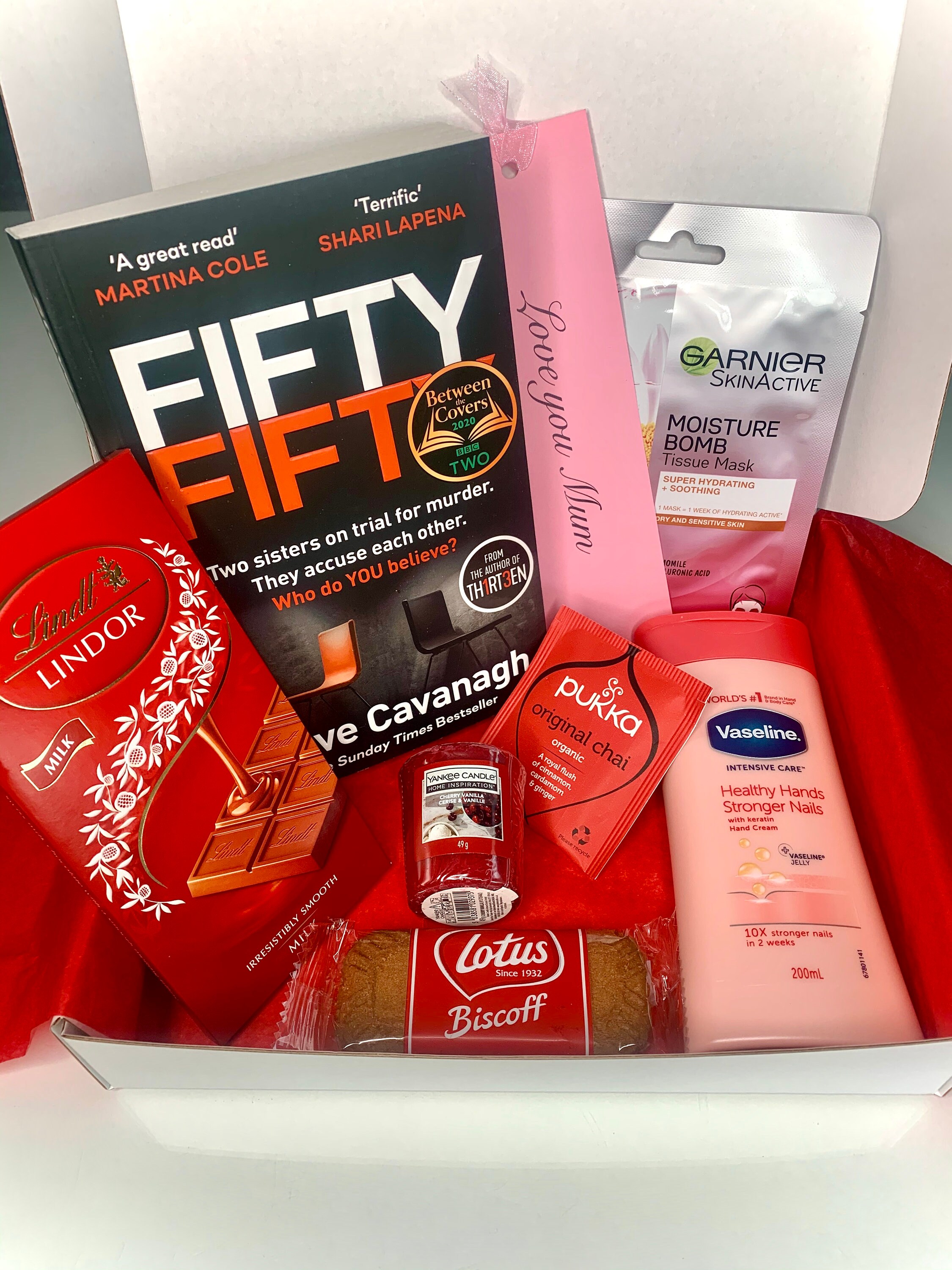 Book gift box hamper. Lockdown birthday gift for her. Etsy